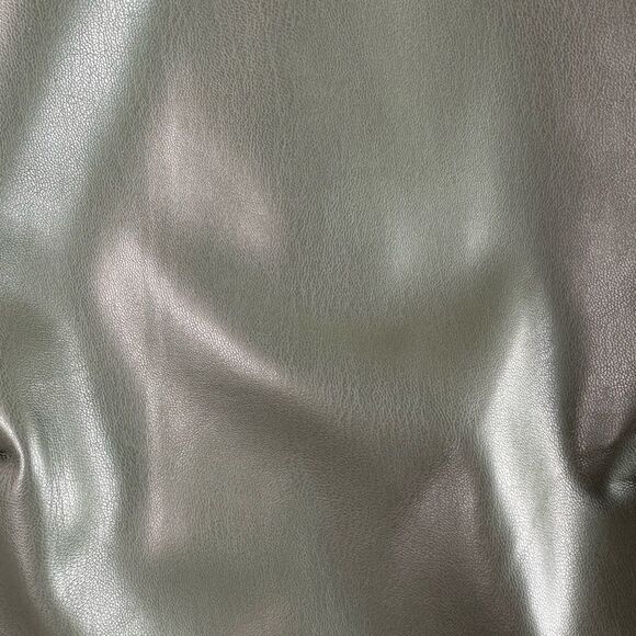 Dark Olive Vegan Leather Crop top S - Picture 4 of 6